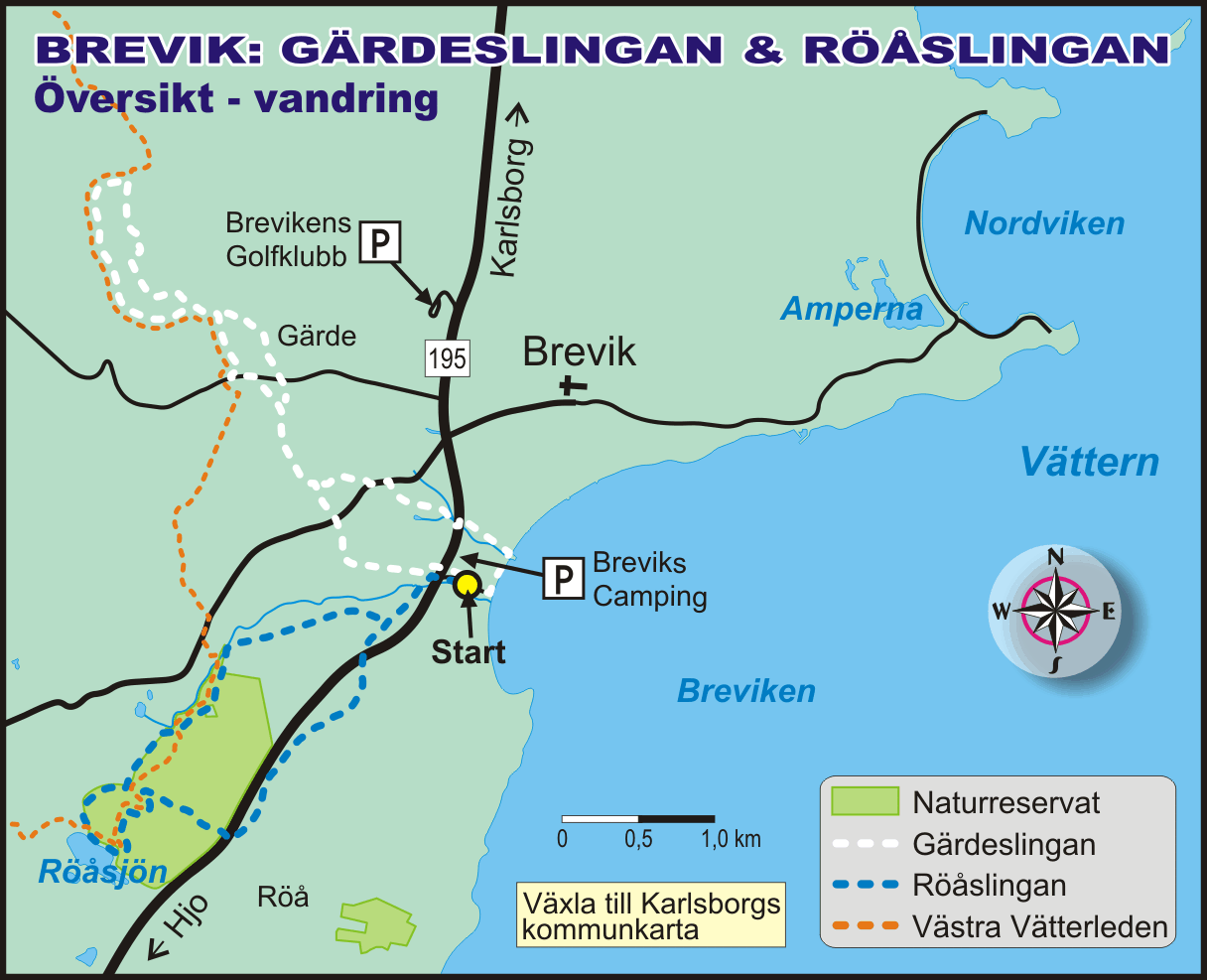 Brevik - vandring - Karlsborgs kommun