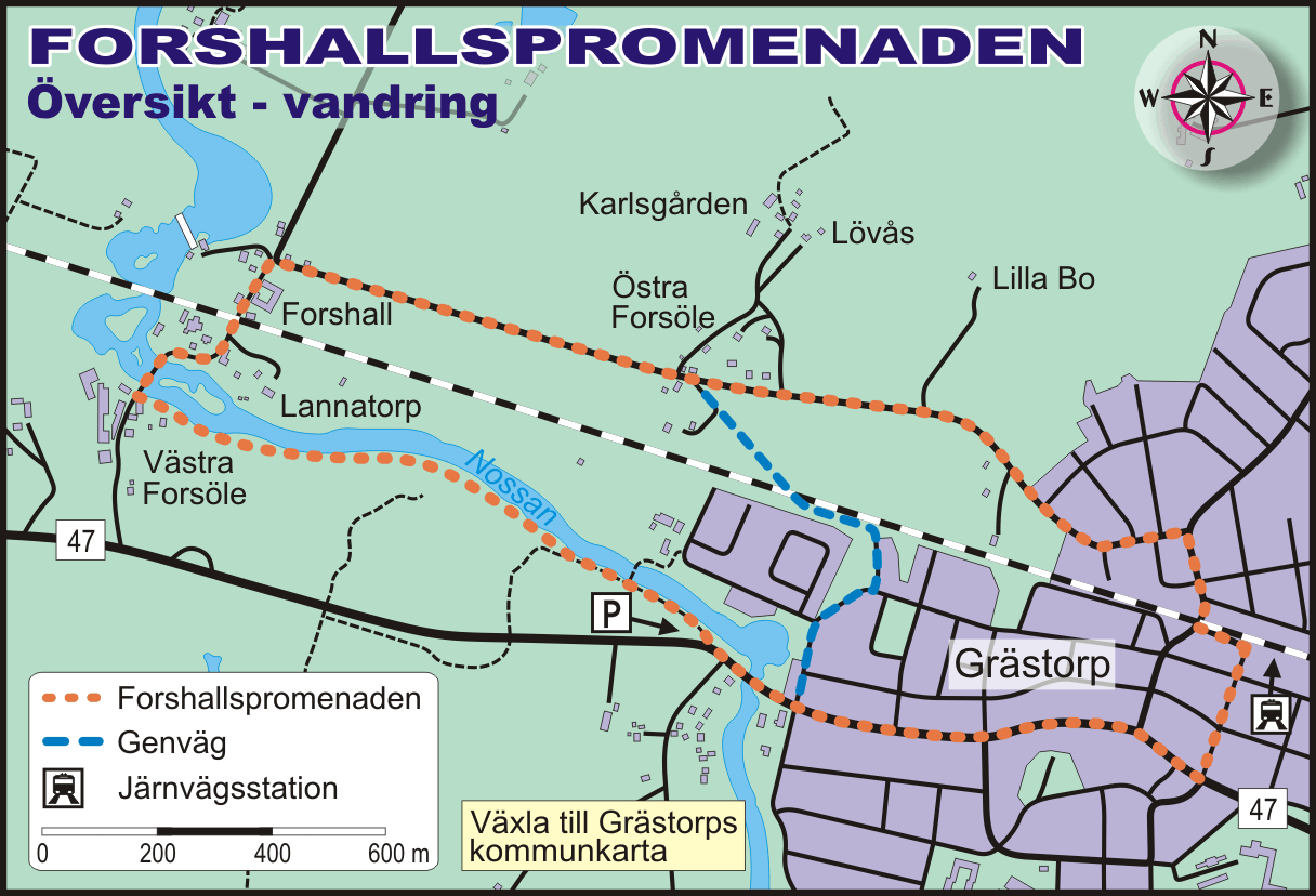 Forshallspromenaden - vandring - Grästorps kommun